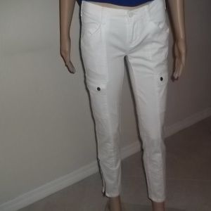 VS London Jean Cargo Zipper Womens' Pants-0, NWOT